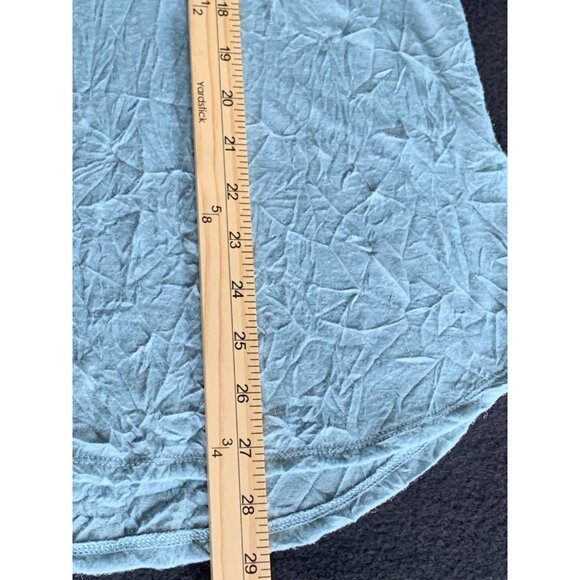 Simply Vera Vera Wang Ladies Crinkle-Style Top Size Large Sage Green - Picture 4 of 9